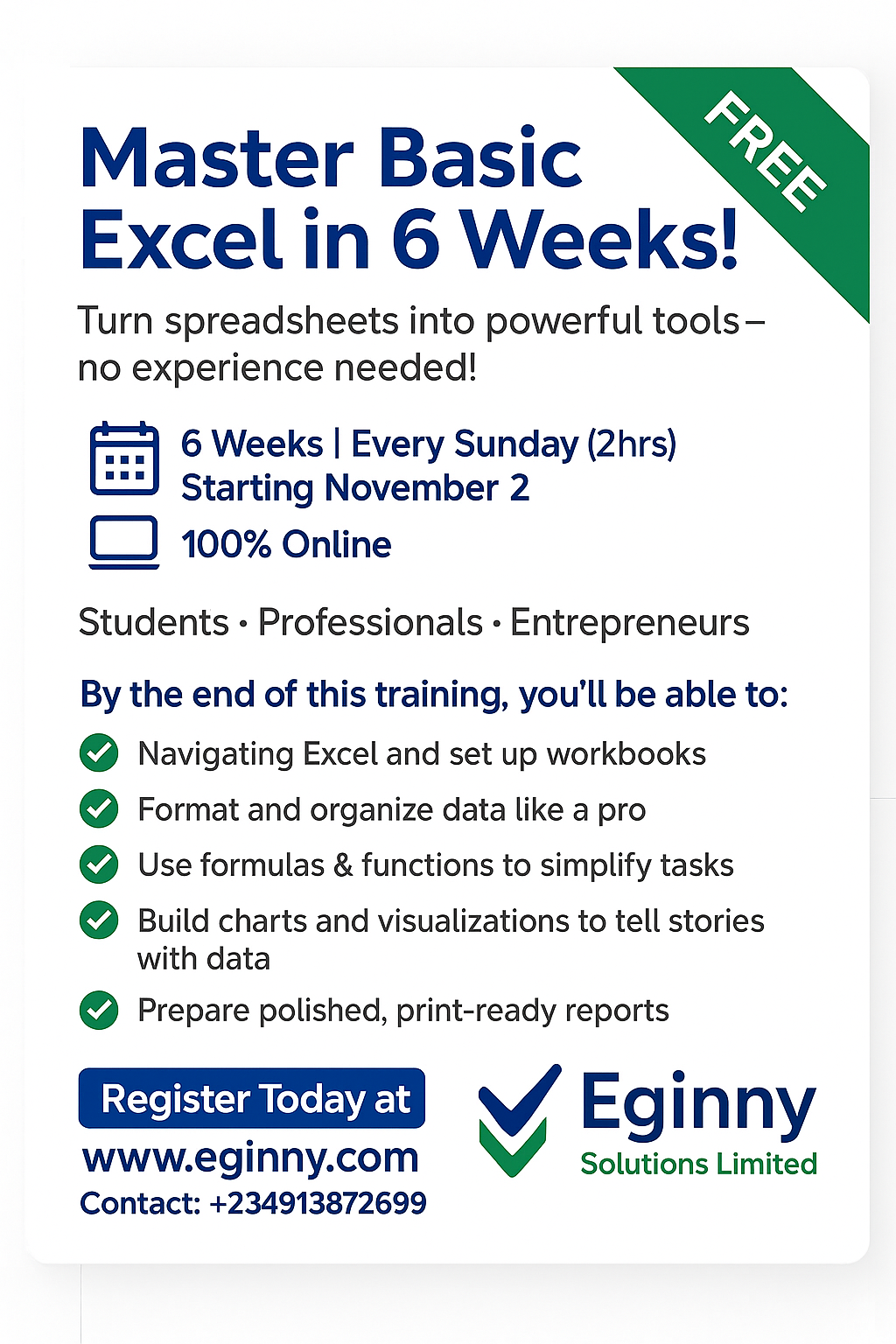 Basic Excel Training
